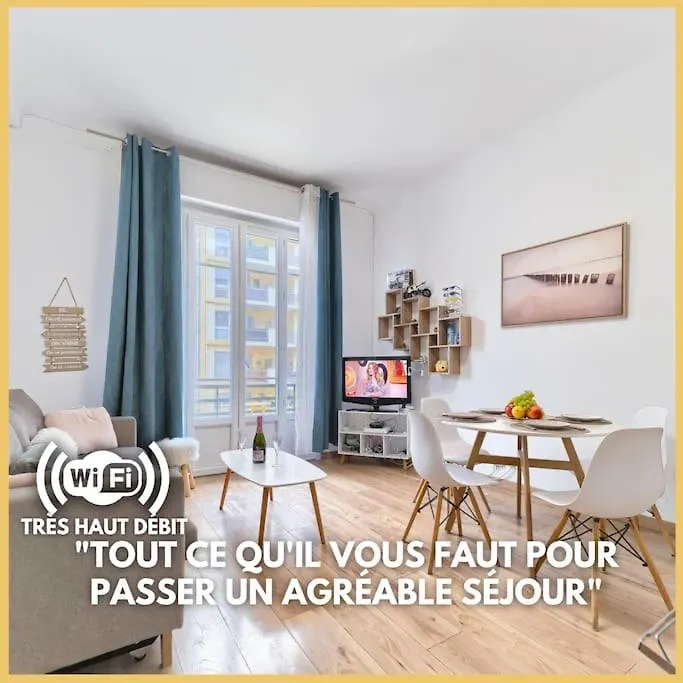 Centre Ville- Superbe Appartement T2-Cosy-Wifi Nice